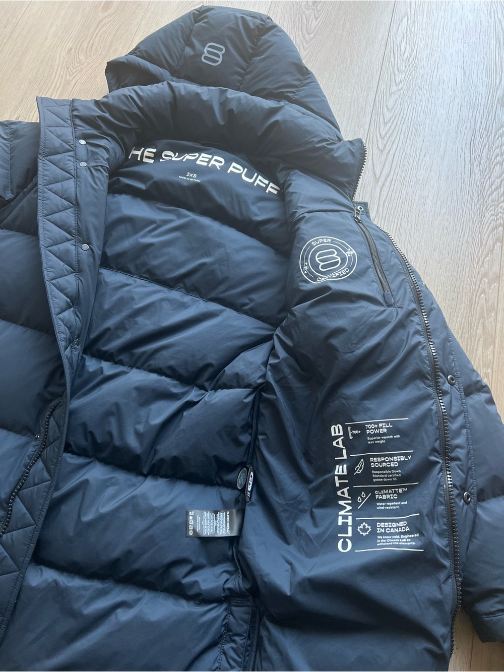 The Super Puff™ The Super Puff™ Long - cliMATTE™ Sz XXS Admiral Navy - Picture 6 of 15
